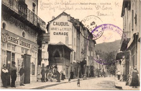 carte postale grand rue 1945 c